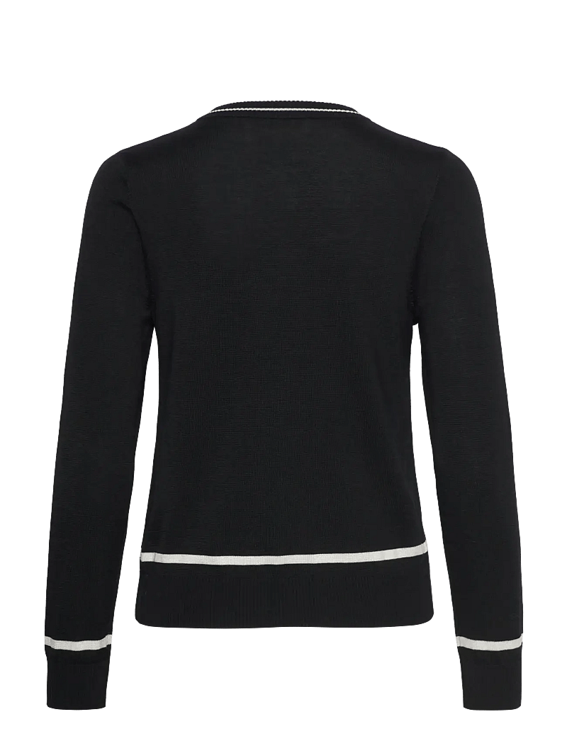 BUSNEL - KIM cardigan - cardigans - black/ecru - 1