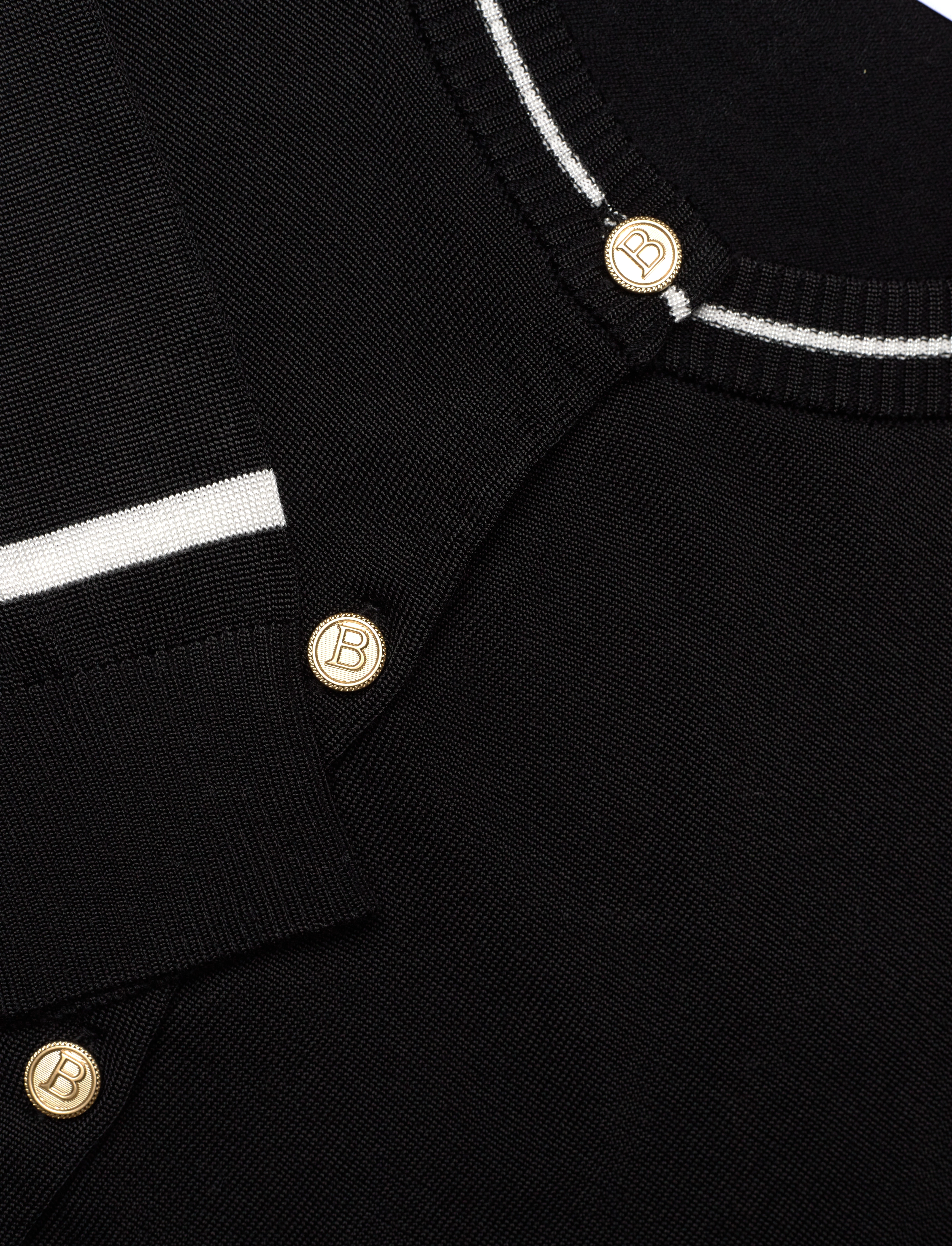 BUSNEL - KIM cardigan - koftor - black/ecru - 2