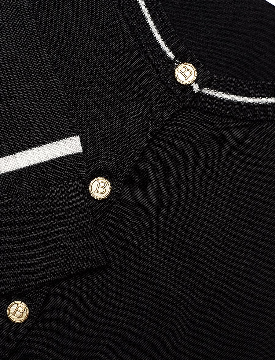 BUSNEL - KIM cardigan - cardigans - black/ecru - 2