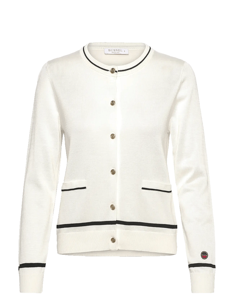 BUSNEL - KIM cardigan - kardiganid - ecru/black - 0