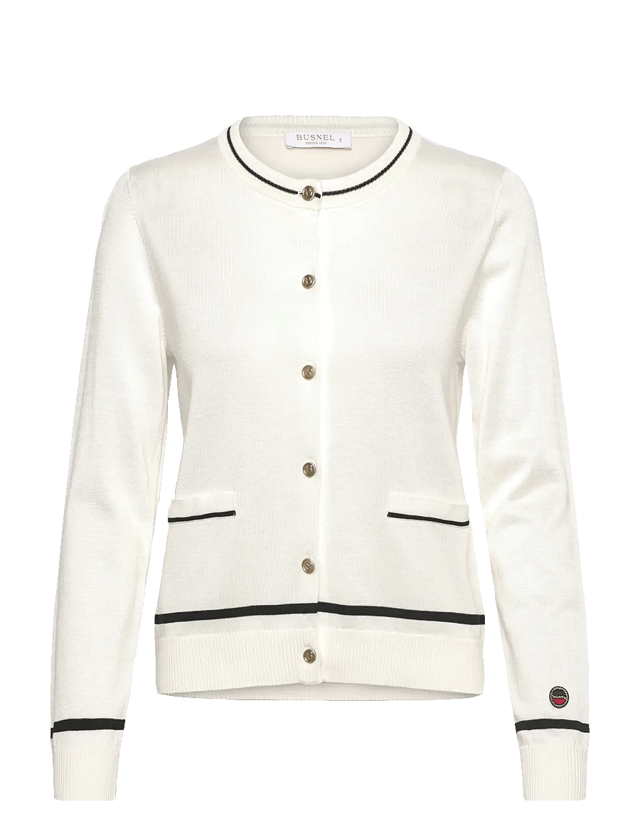 BUSNEL - KIM cardigan - cardigans - ecru/black - 0