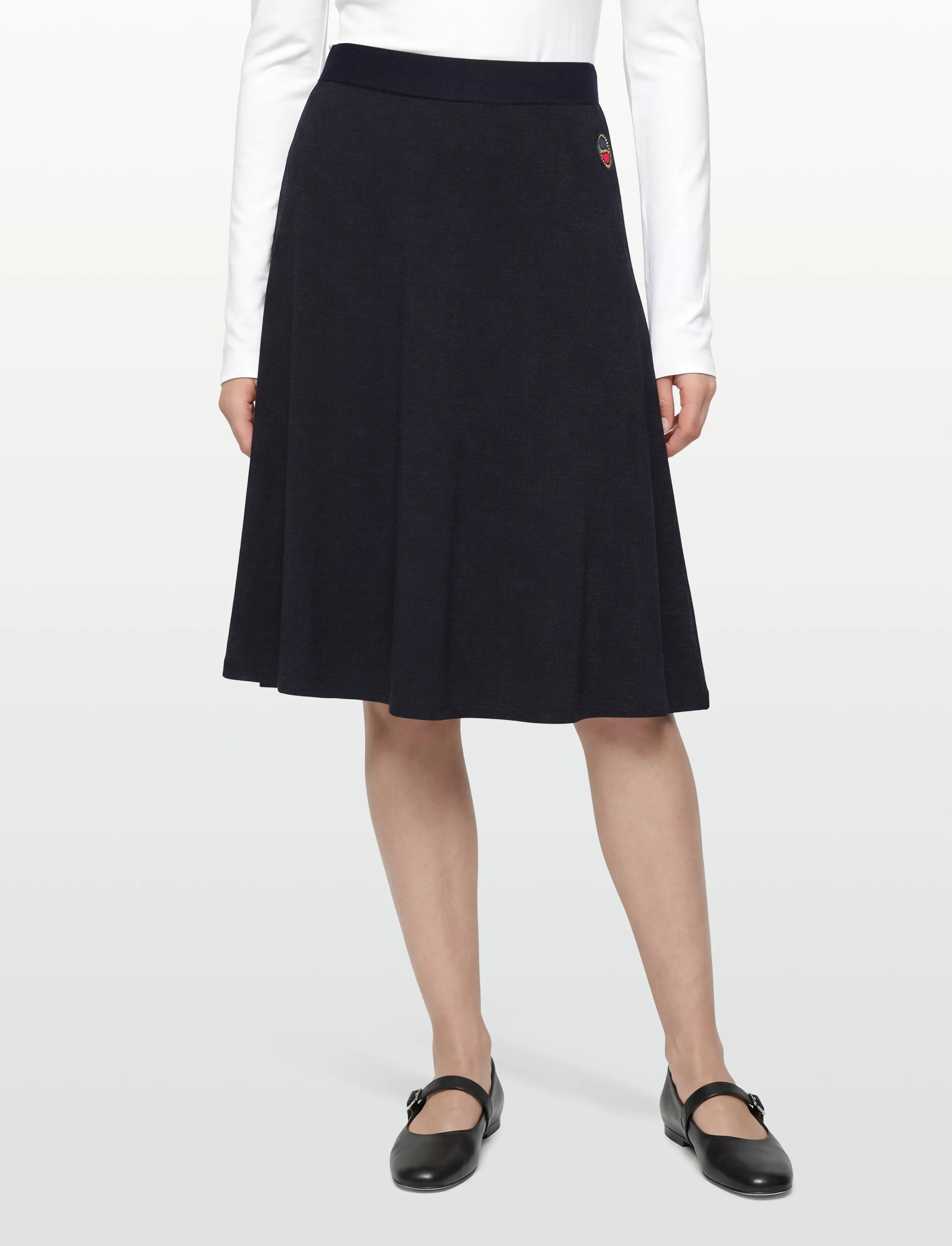BUSNEL - MAJA skirt - kootud seelikud - marine - 3