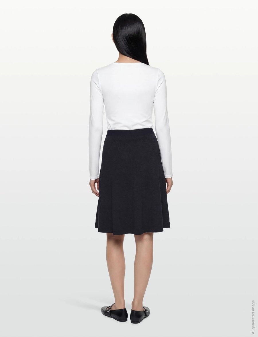 BUSNEL - MAJA skirt - midi-röcke - marine - 4