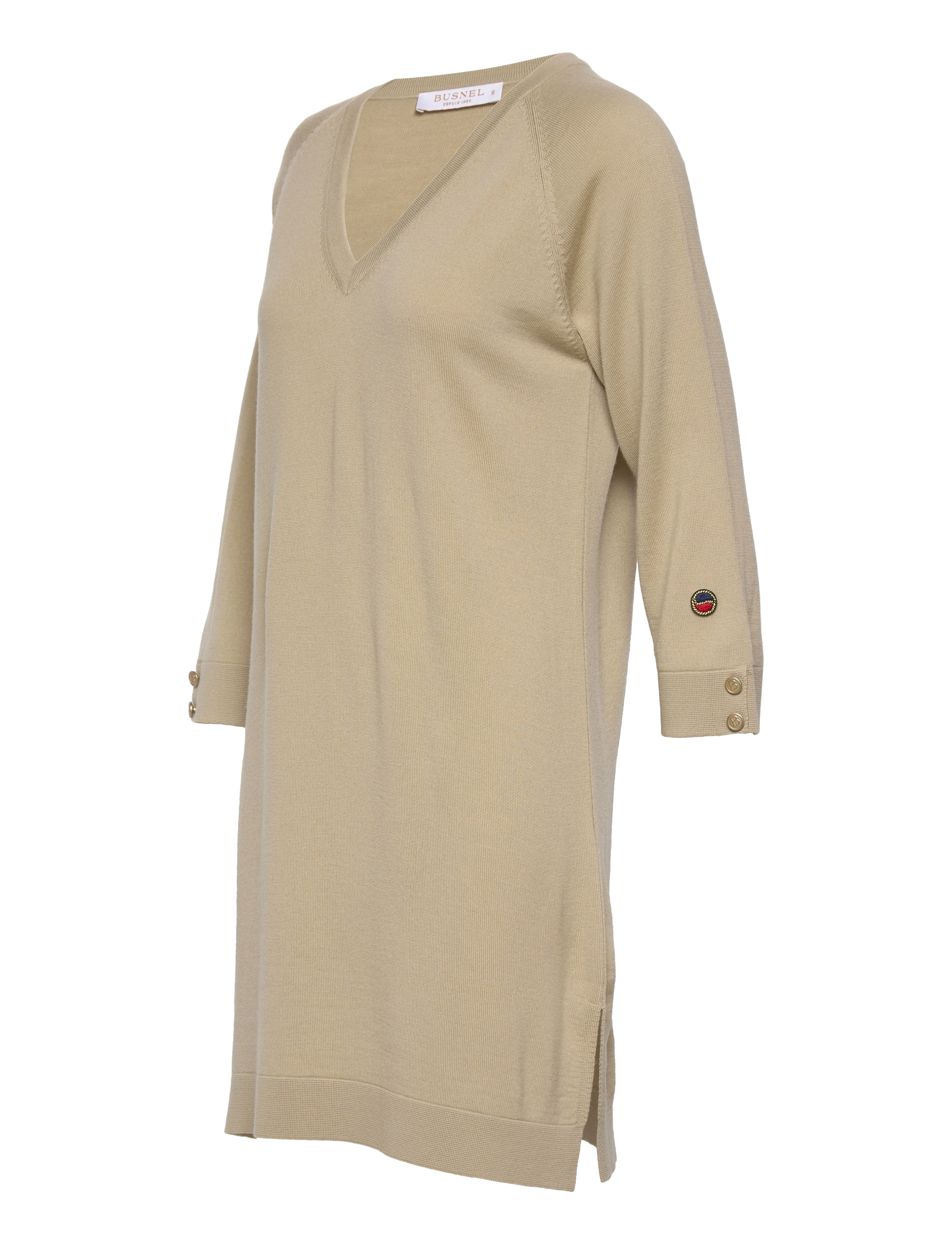 BUSNEL - Carma dress - khaki beige - 2
