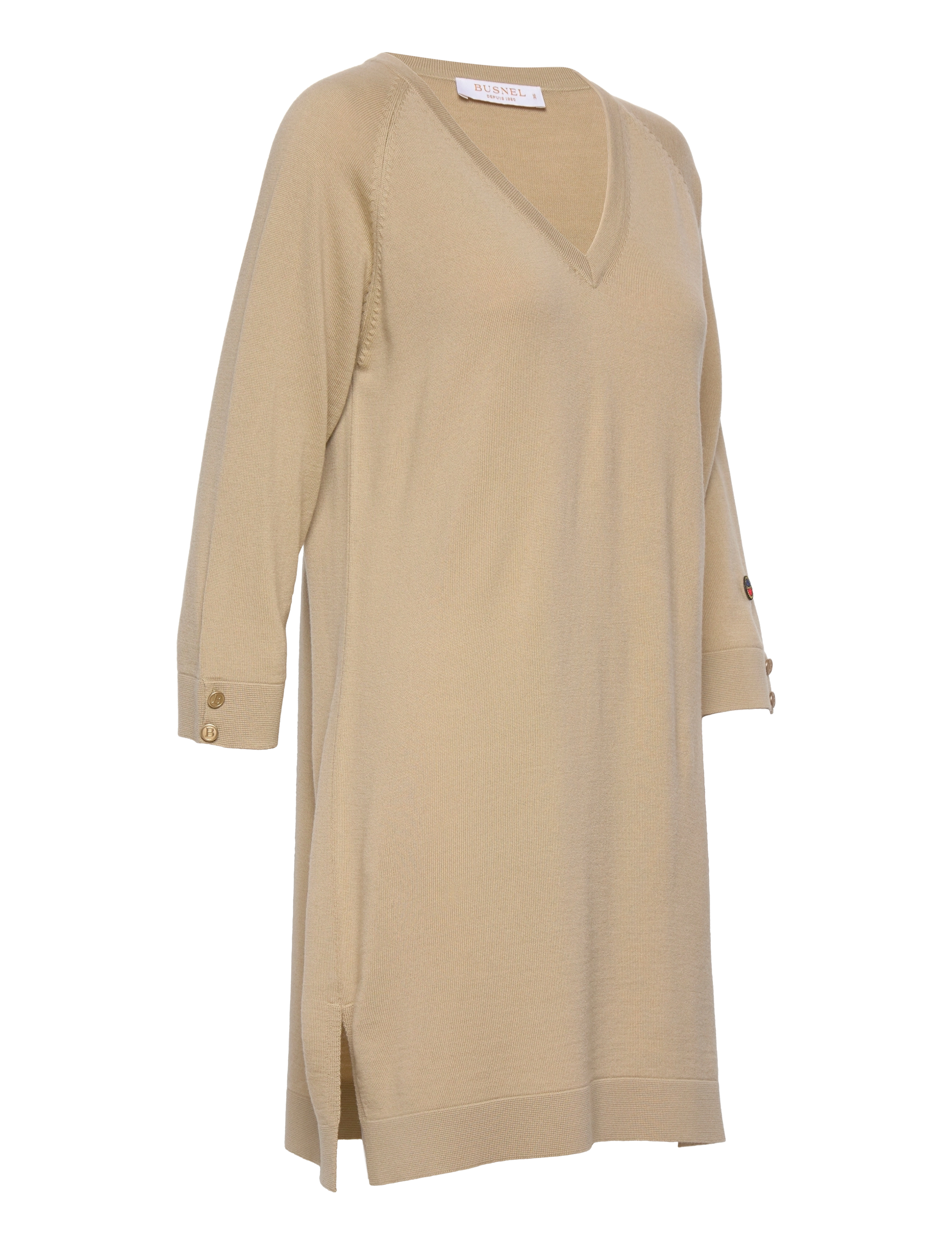 BUSNEL - Carma dress - khaki beige - 3