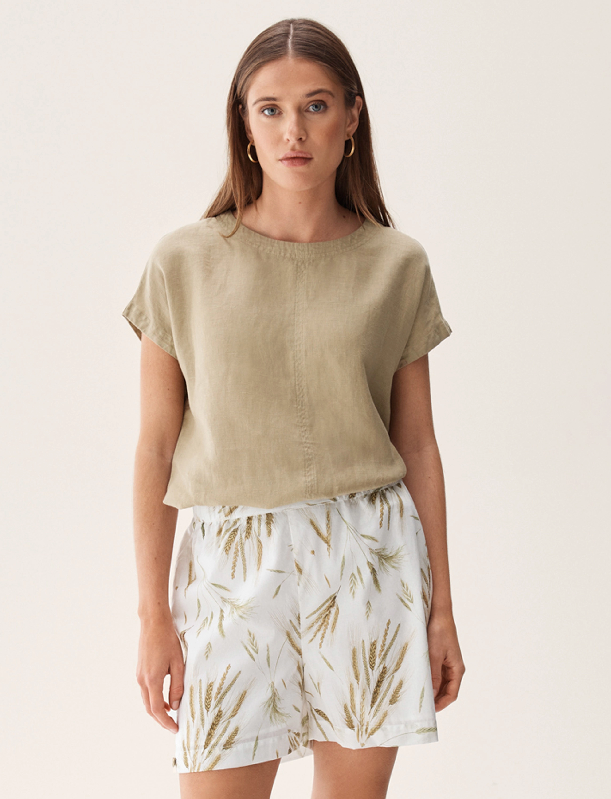 BUSNEL - Ronda top - khaki beige - 2