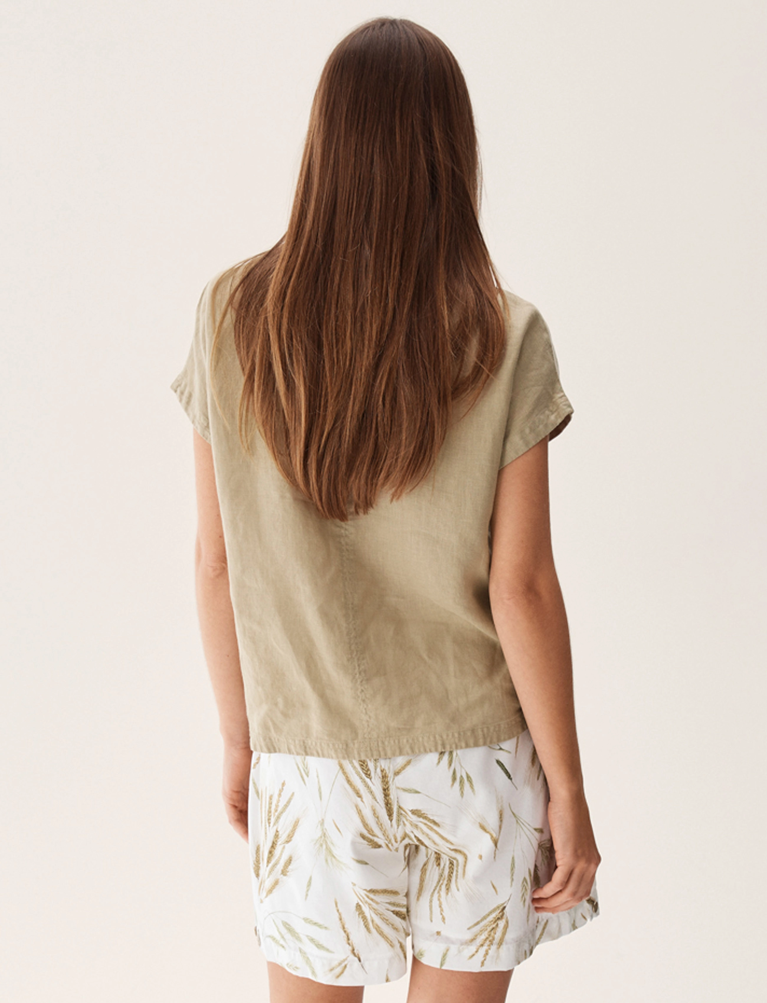BUSNEL - Ronda top - khaki beige - 3
