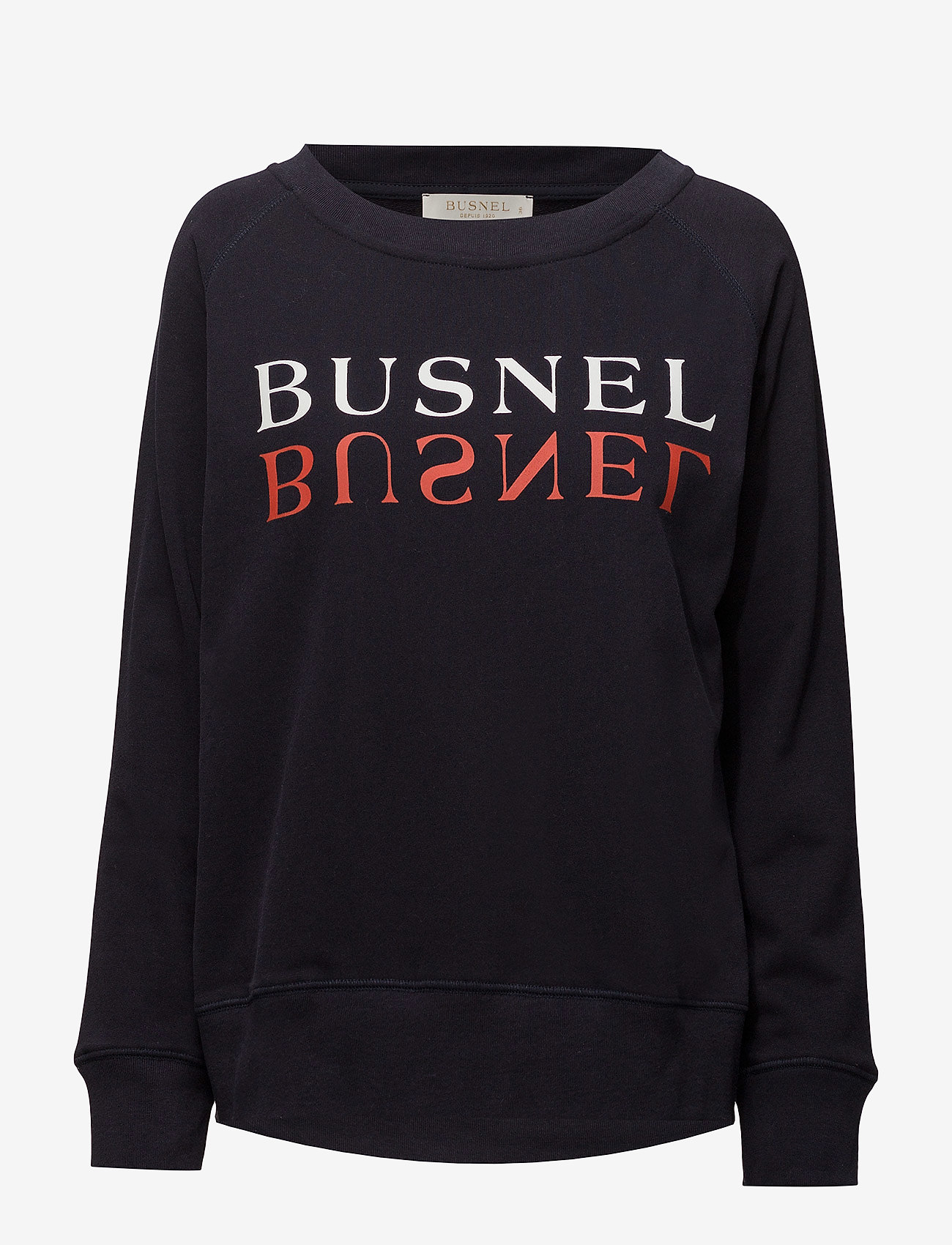BUSNEL - Rochelles text sweatshirt - marin - 0