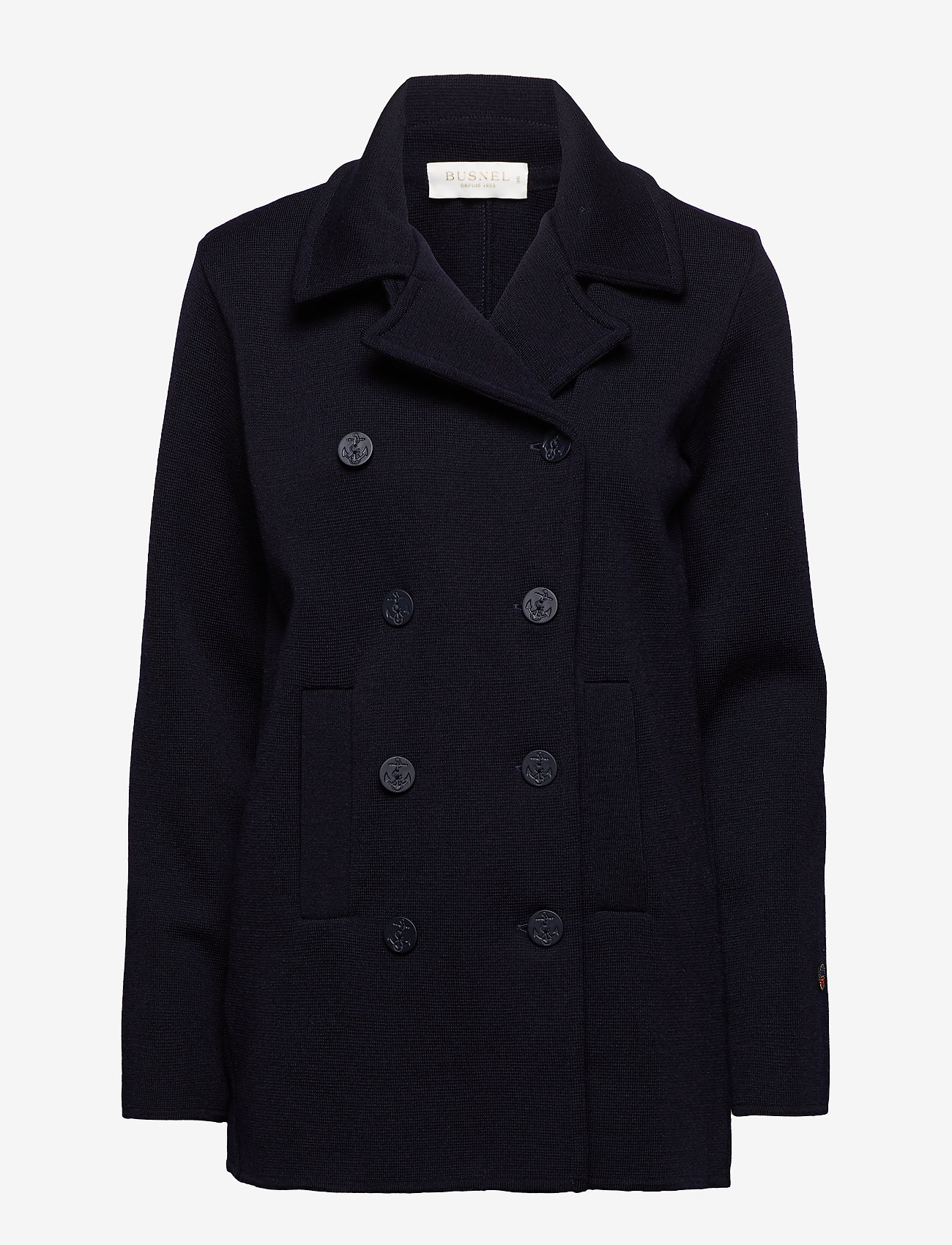 BUSNEL - Ferré peacoat - marine - 0