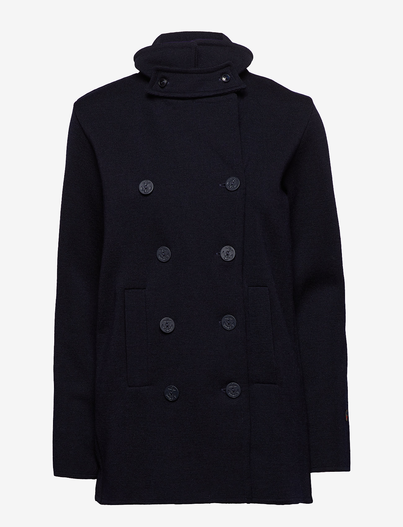 BUSNEL - Ferré peacoat - marine - 1