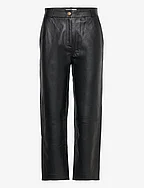 ANDIE leather trousers - BLACK