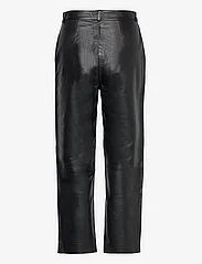 BUSNEL - ANDIE leather trousers - odzież imprezowa w cenach outletowych - black - 1