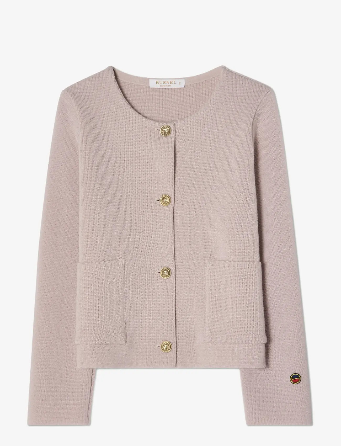 BUSNEL - MACEY jacket Light Rose - cardigans - light rose - 1