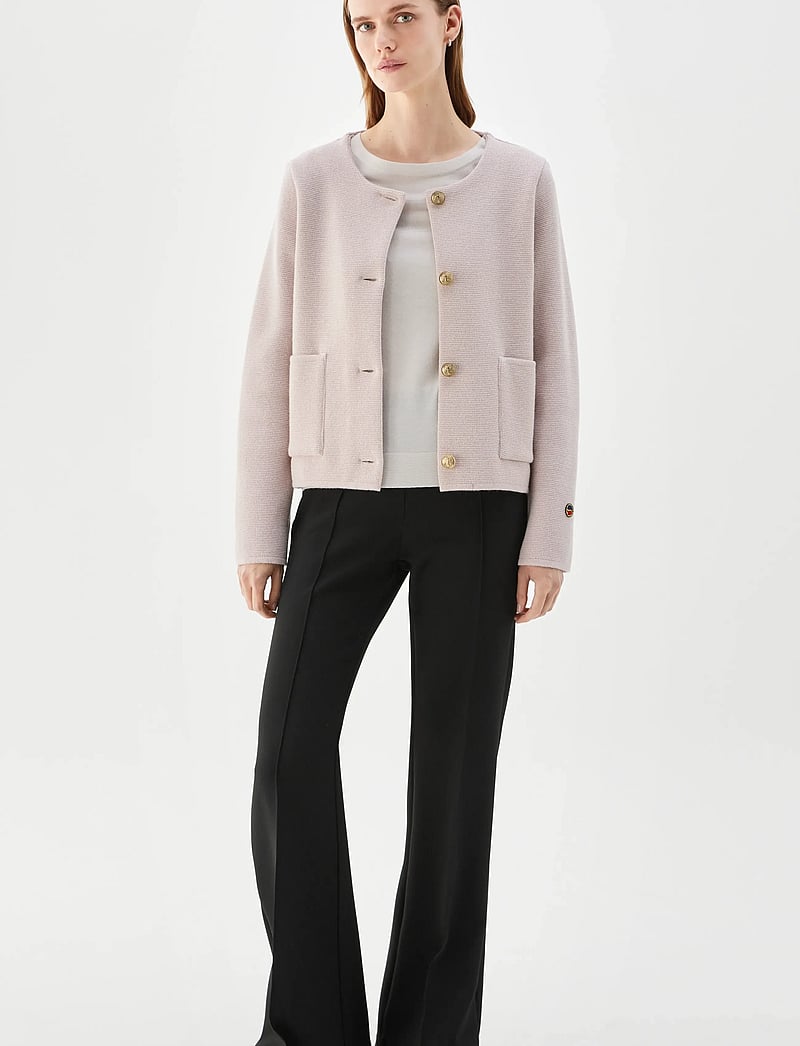 BUSNEL - MACEY jacket Light Rose - cardigans - light rose - 0