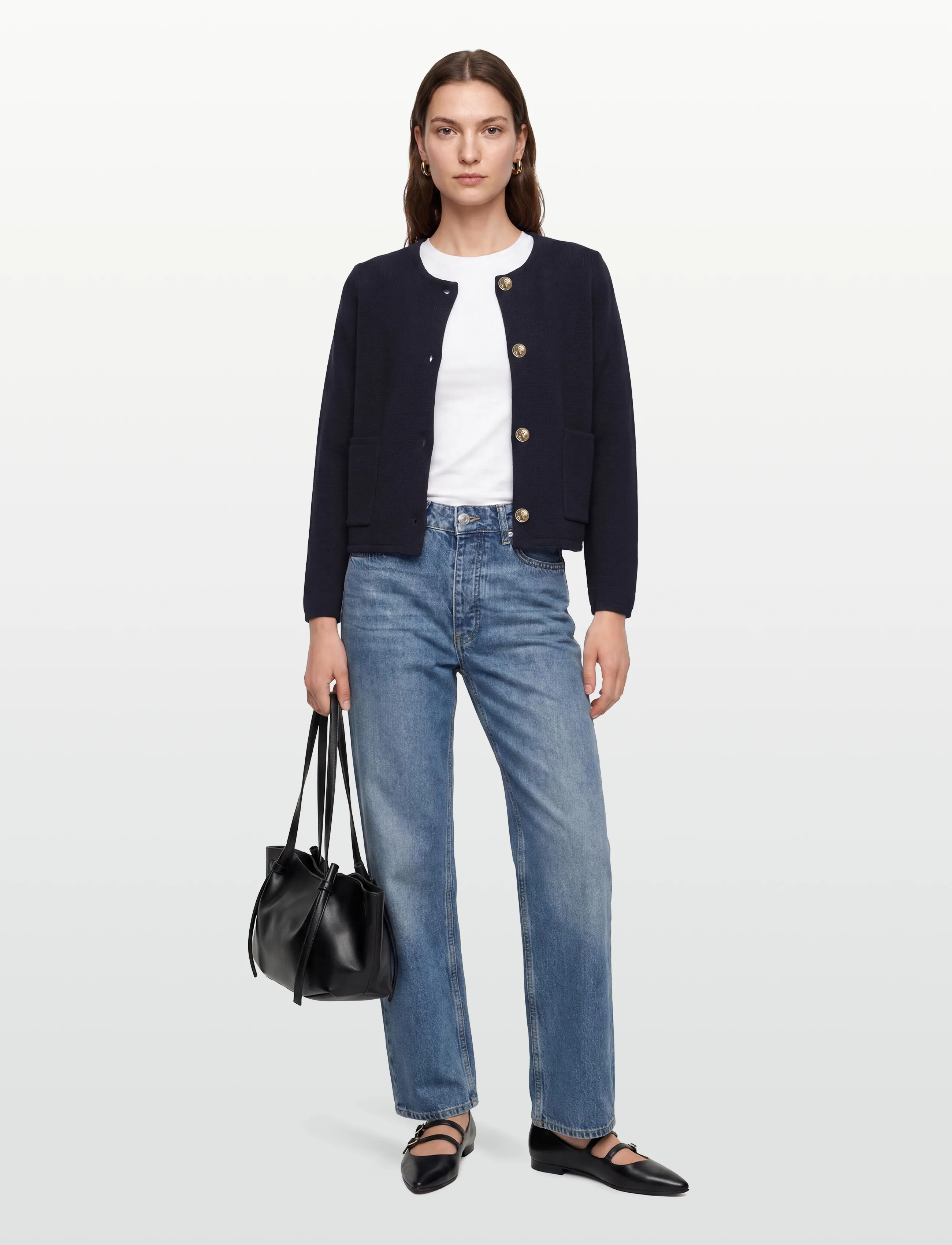 BUSNEL - MACEY jacket - neuletakit - marine - 0