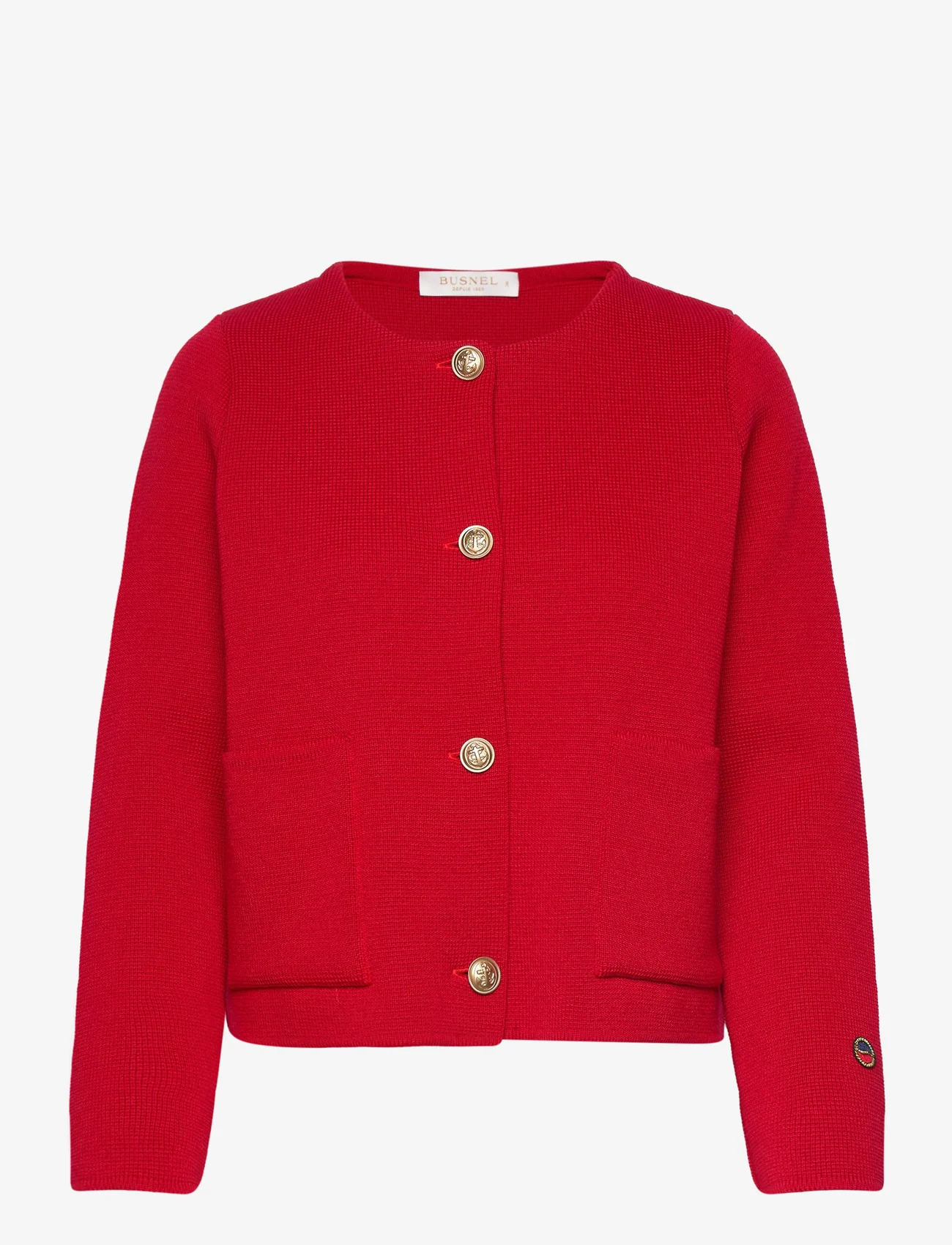 BUSNEL - MACEY  jacket - cardigans - red - 0