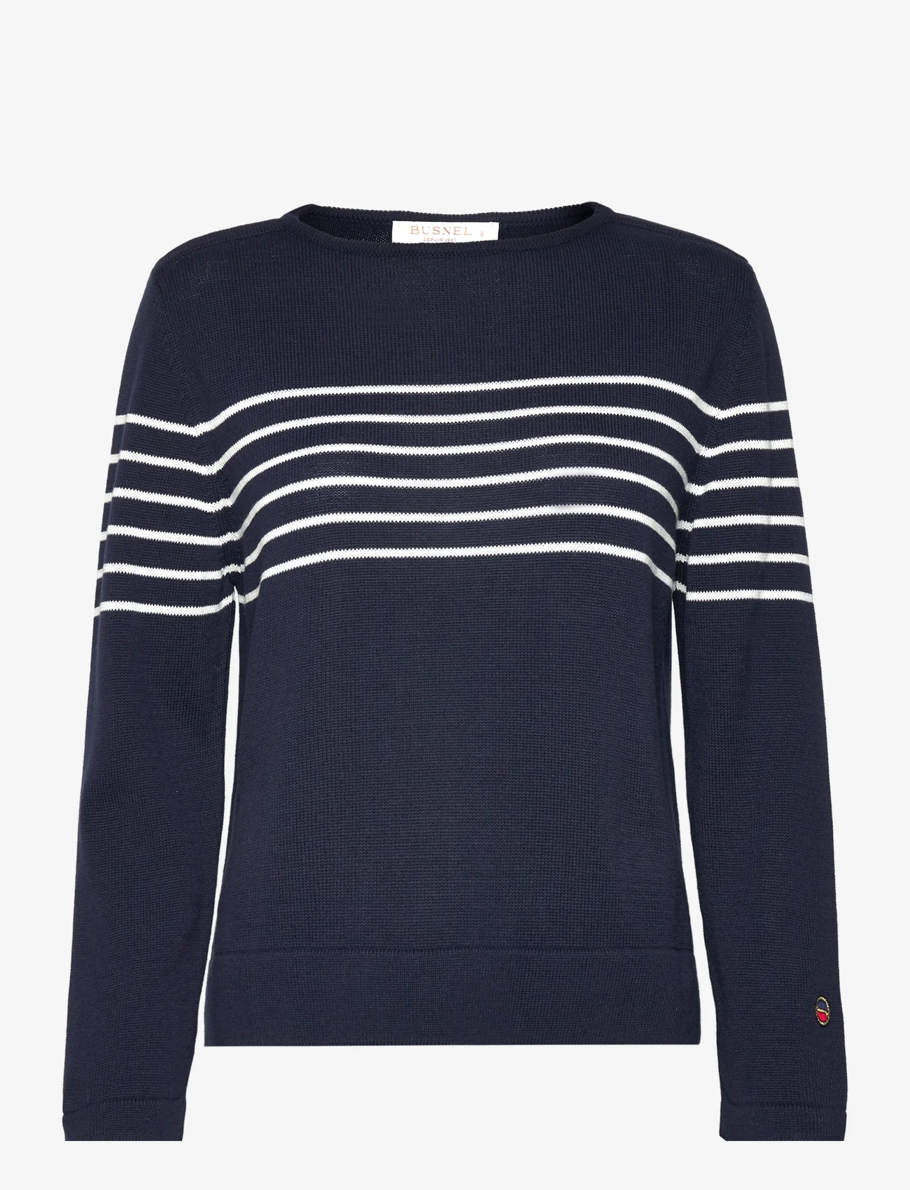 BUSNEL - CARRIE sweater - gensere - marine/ecru - 0