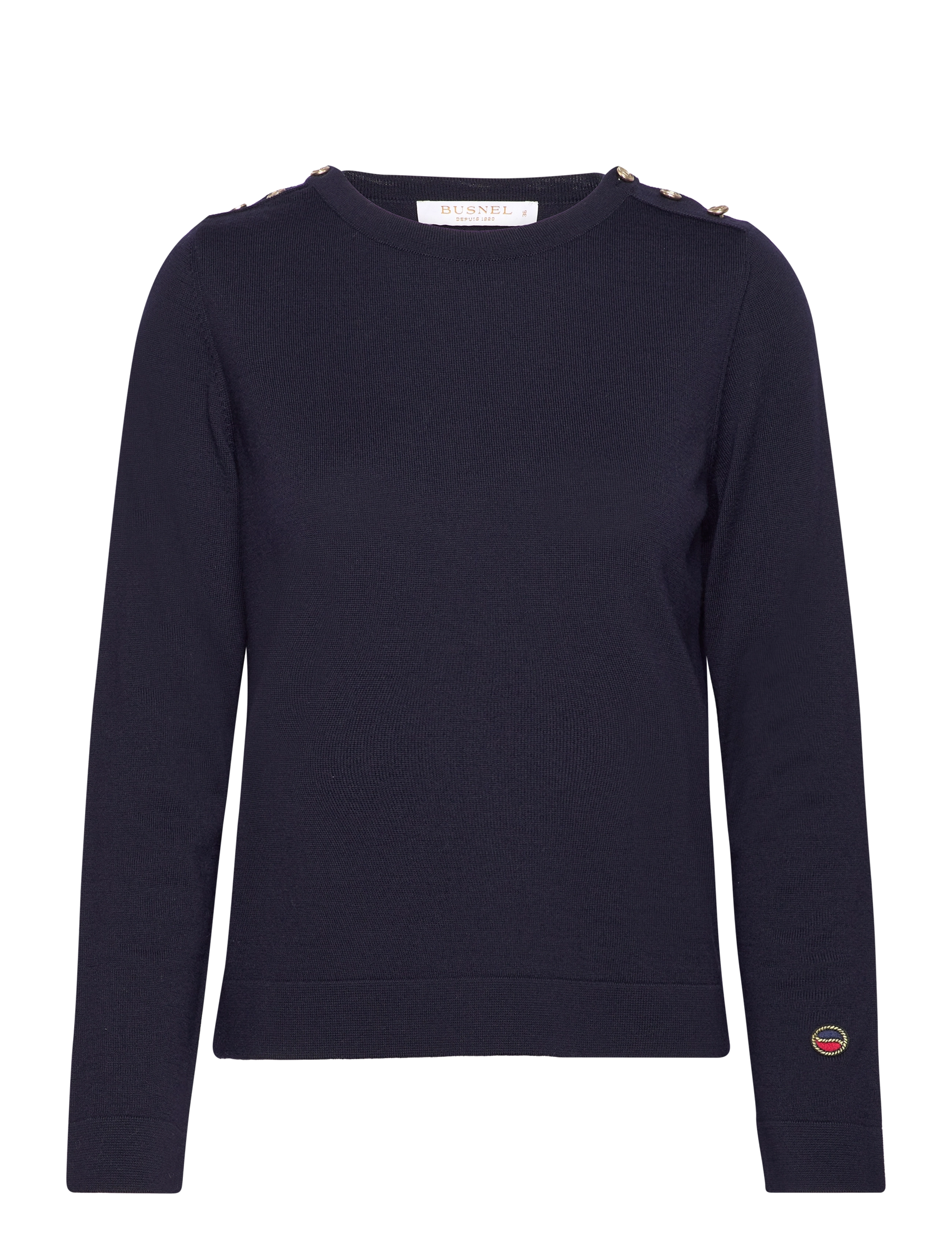 BUSNEL ANNIKA top - Jumpers - MARINE / navy
