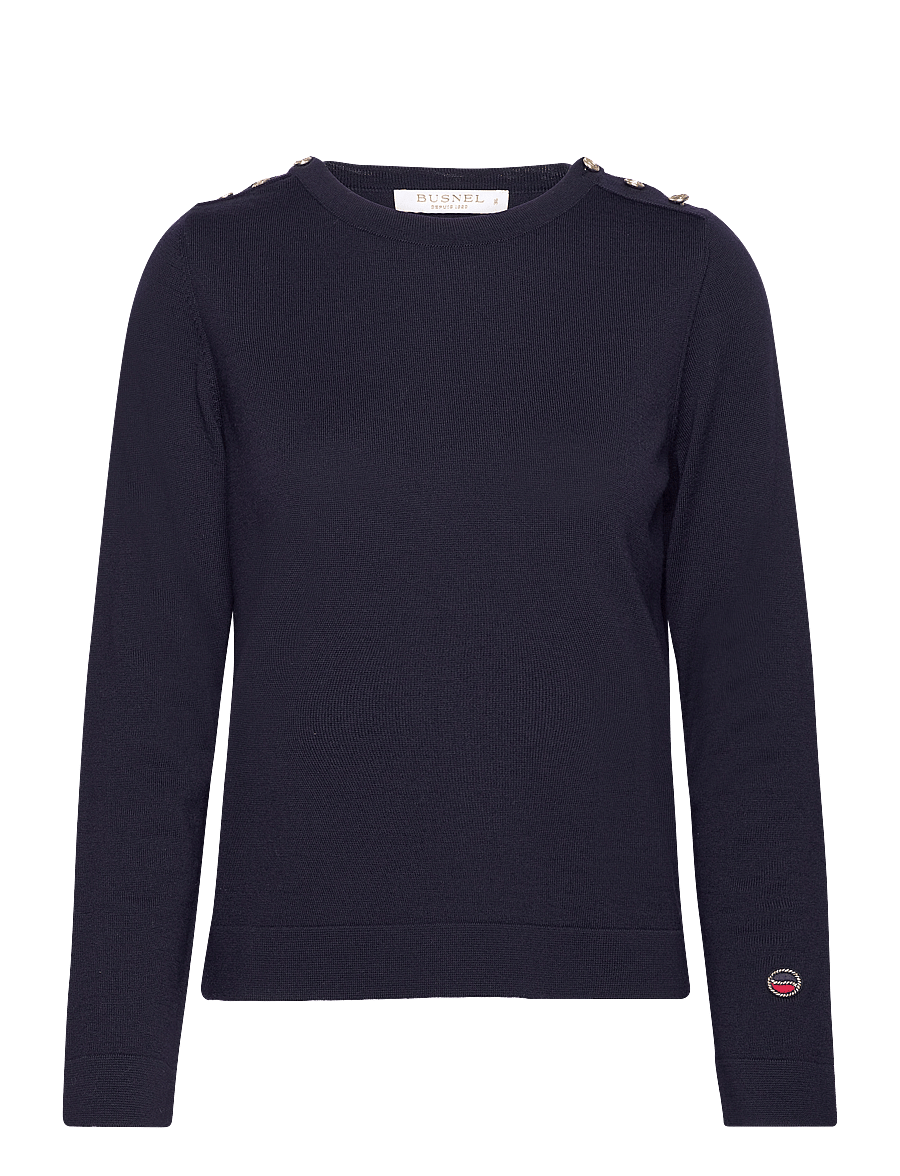 BUSNEL - ANNIKA top - jumpers - marine - 0