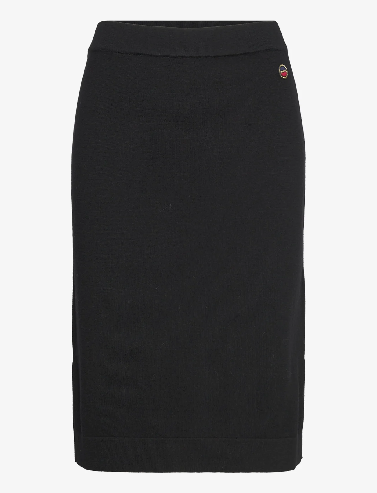 BUSNEL - LIBERTY skirt - stickade kjolar - black - 0