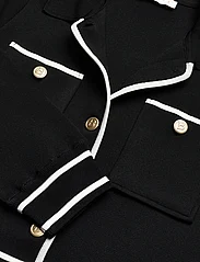 BUSNEL - REXIE jacket - cropped blazers - black/ecru - 2