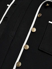 BUSNEL - REXIE jacket - cropped blazers - black/ecru - 3