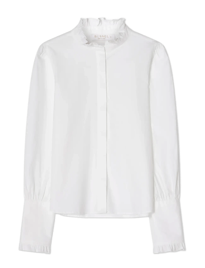 BUSNEL - MAIRA blouse - langärmlige blusen - white - 1