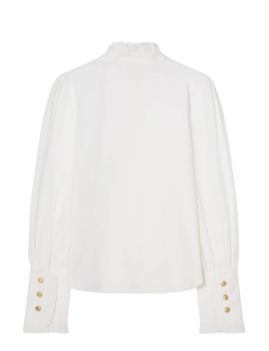 BUSNEL - MAIRA blouse - long sleeved blouses - white - 2