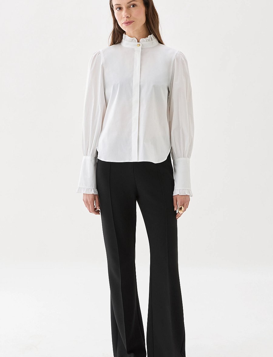 BUSNEL - MAIRA blouse - long sleeved blouses - white - 0