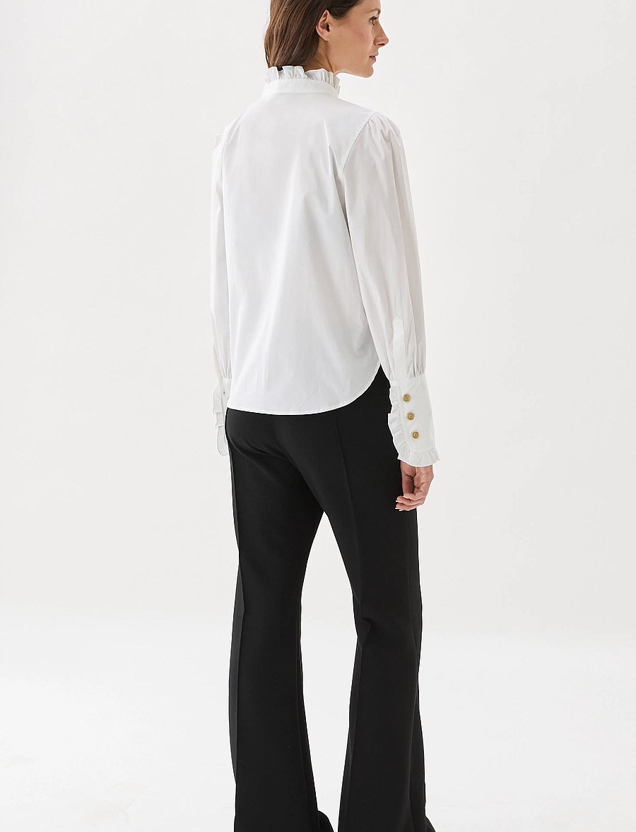BUSNEL - MAIRA blouse - long sleeved blouses - white - 3