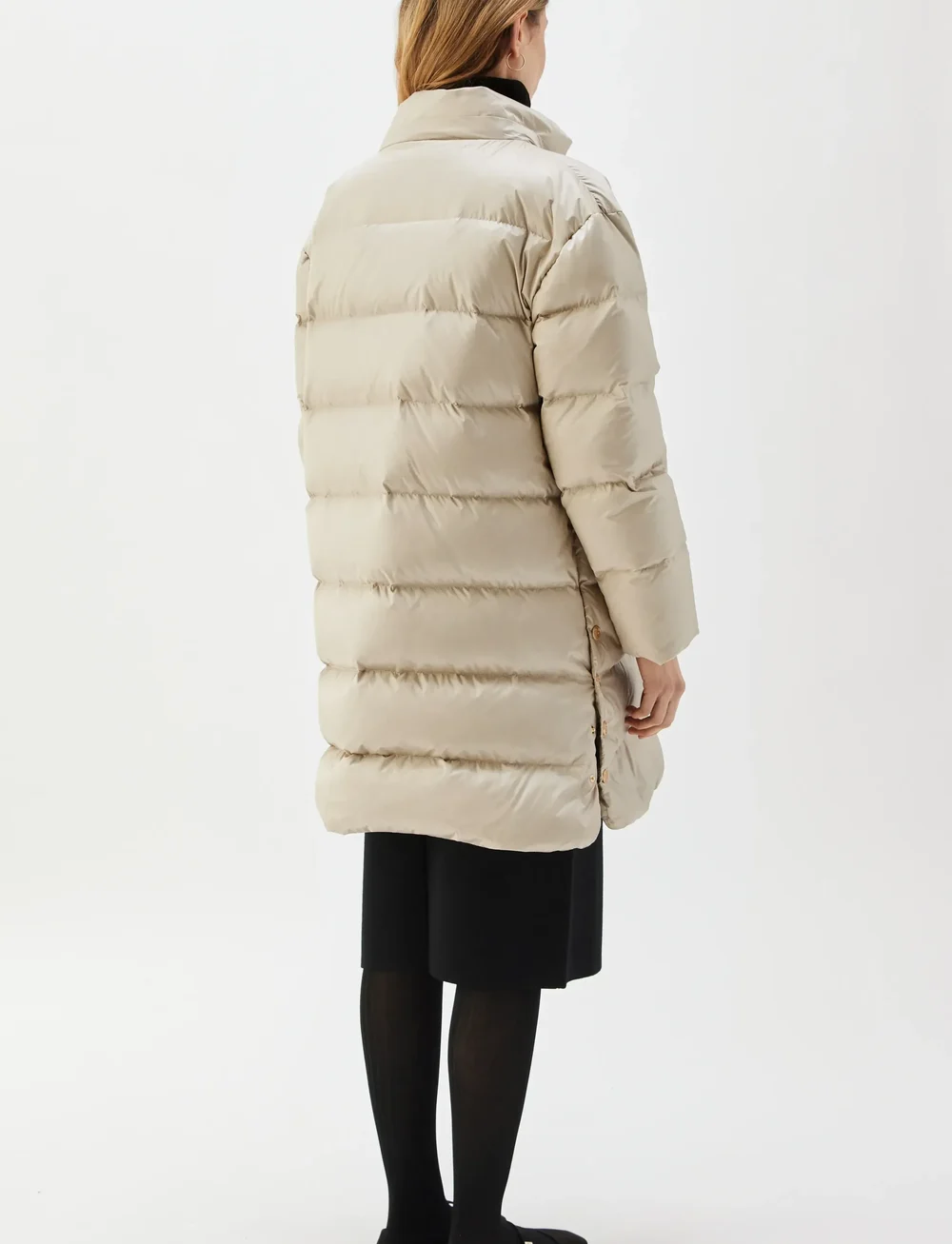BUSNEL - FARIDA down coat - dunkappor - light beige - 3
