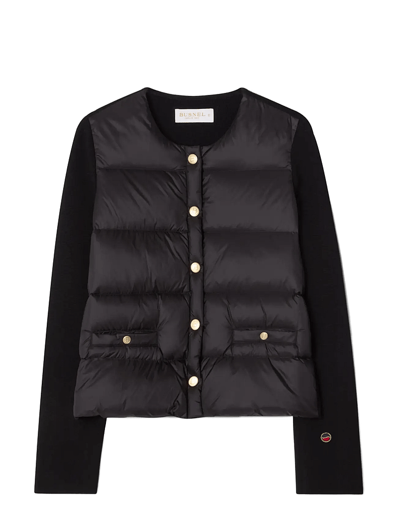 BUSNEL - IVA solid down jacket - sulejoped ja voodriga joped - black - 1