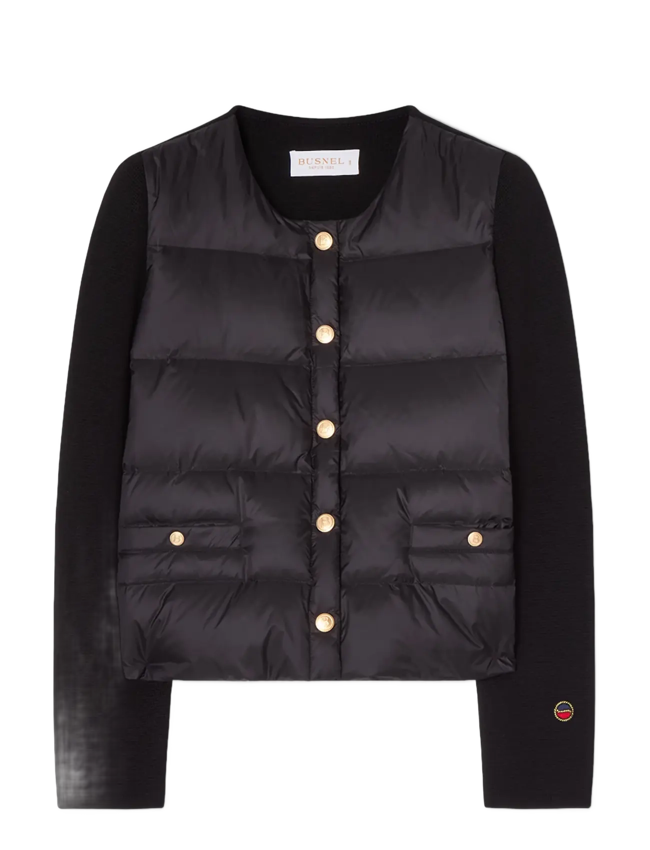 BUSNEL - IVA down jacket Ice blue - winter jackets - black - 1