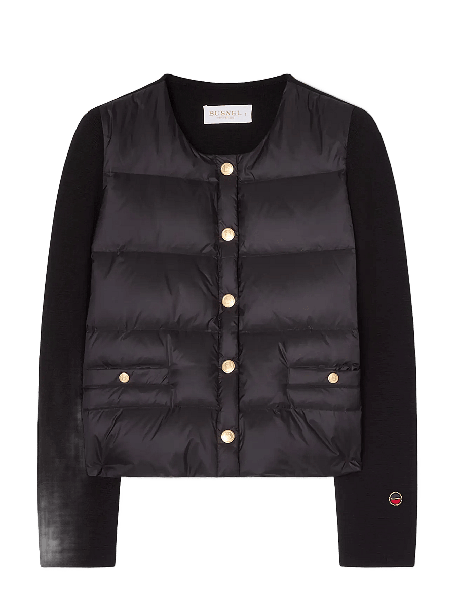 BUSNEL - IVA down jacket Ice blue - winter jackets - black - 1
