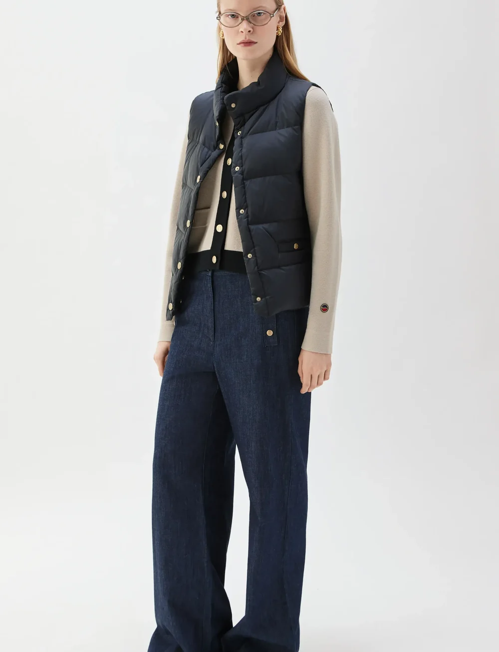 BUSNEL - AMY down vest - herbstjacken - black - 0