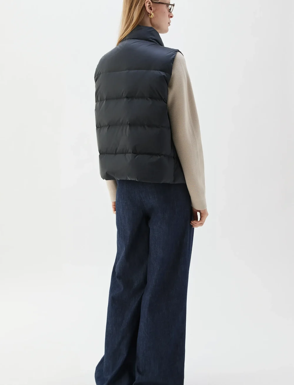 BUSNEL - AMY down vest - herbstjacken - black - 3