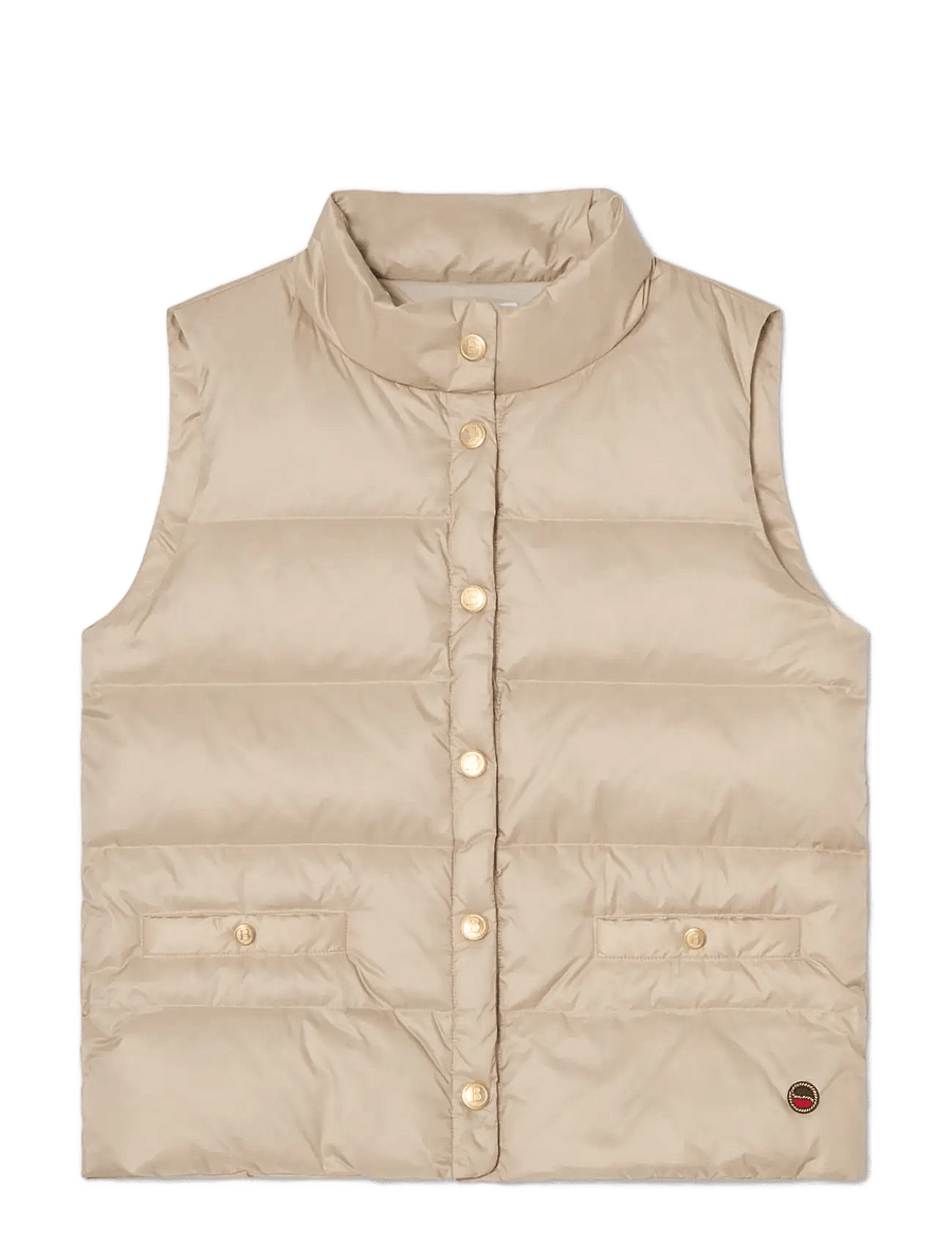 BUSNEL - AMY down vest - light beige - 1
