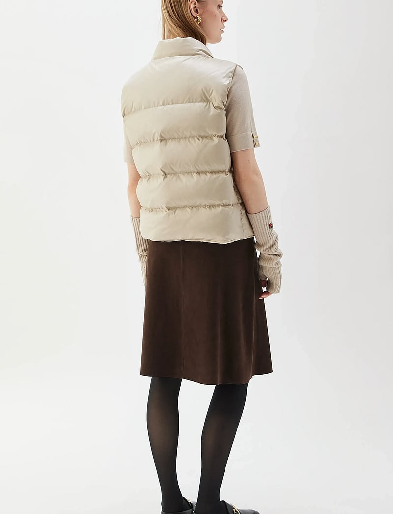 BUSNEL - AMY down vest - light beige - 3