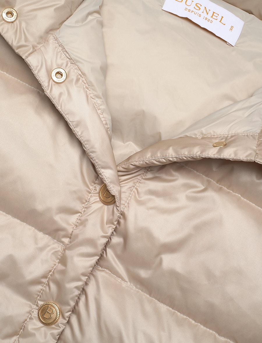 BUSNEL - AMY down vest - light beige - 4