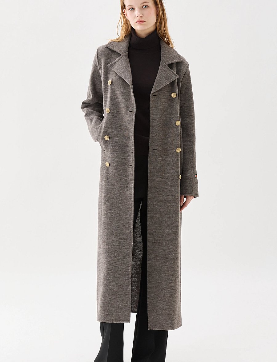 BUSNEL - ROMA coat - vinterjakker - mole - 0