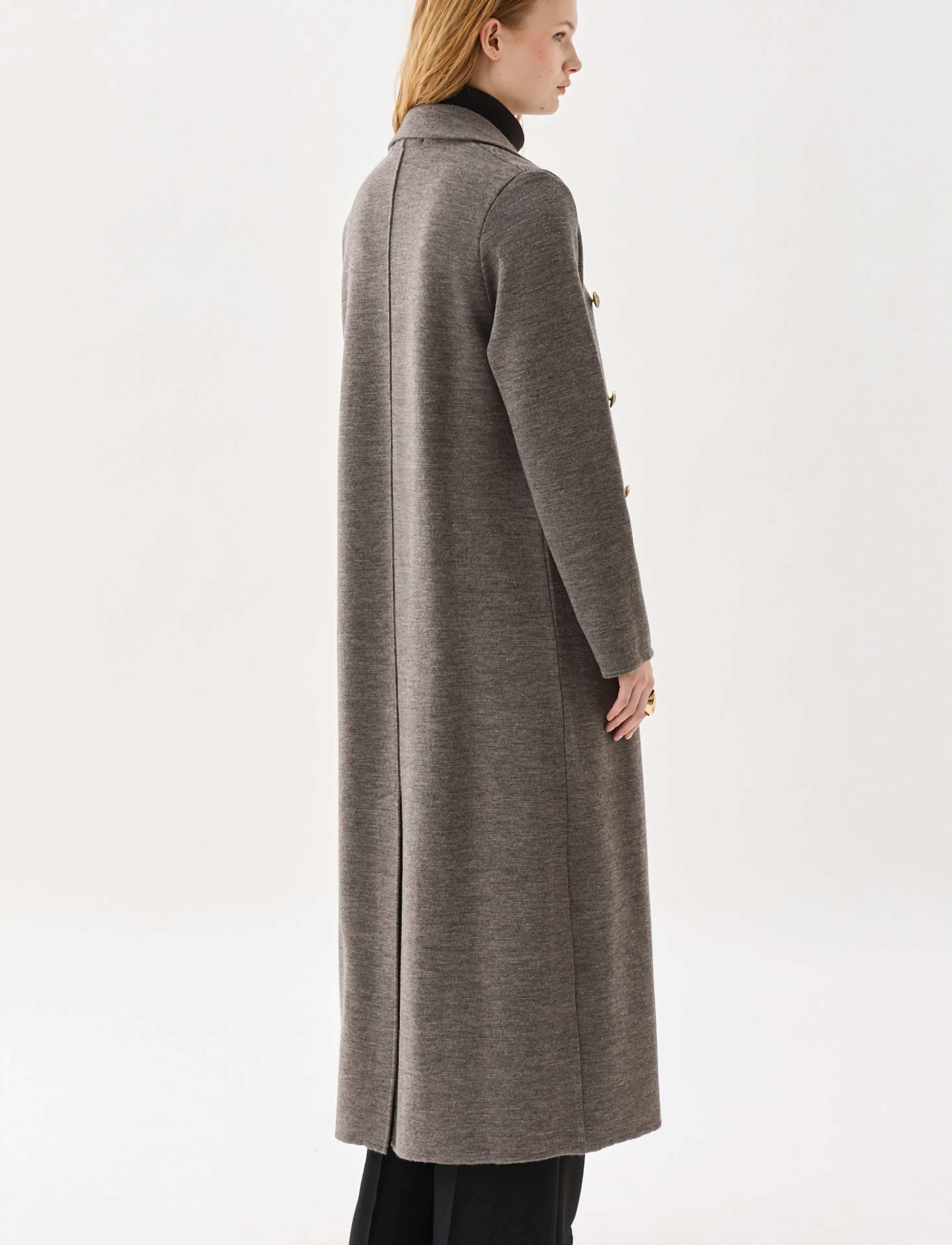 BUSNEL - ROMA coat - mole - 3