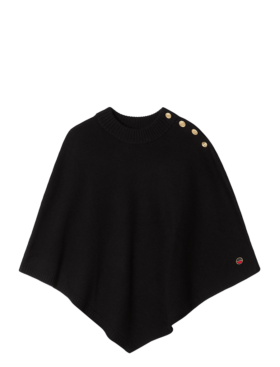 BUSNEL - RANDY poncho - ponchoer & kapper - black - 1