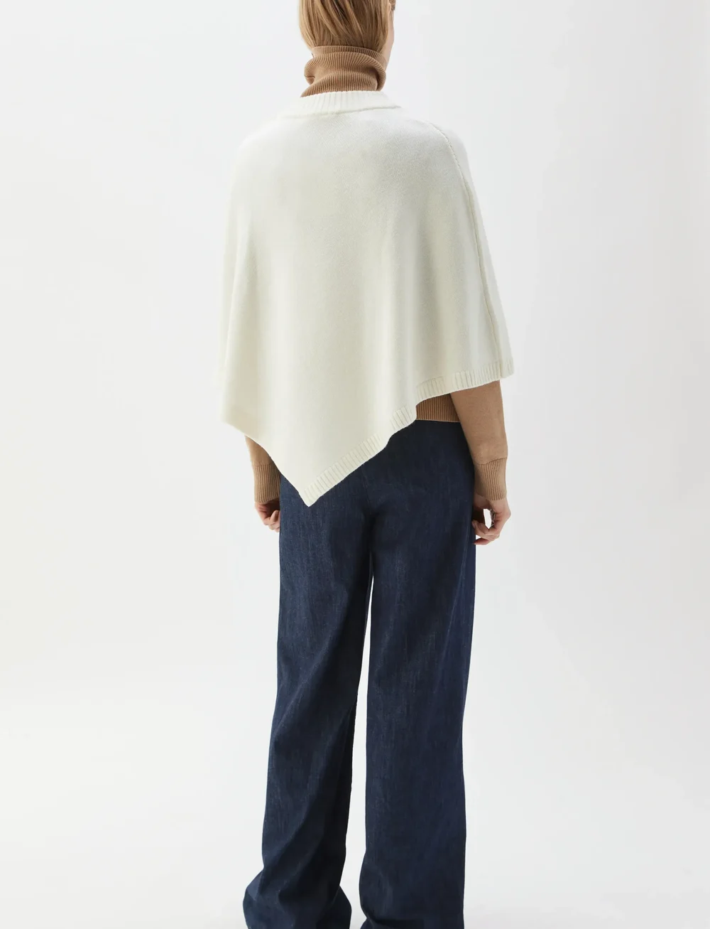 BUSNEL - RANDY poncho - jackets - ecru - 3