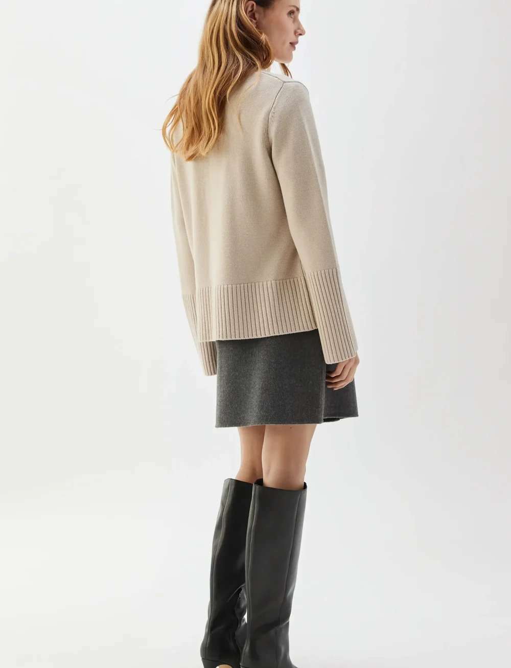 BUSNEL - REVA cardigan - neuletakit - fudge - 3