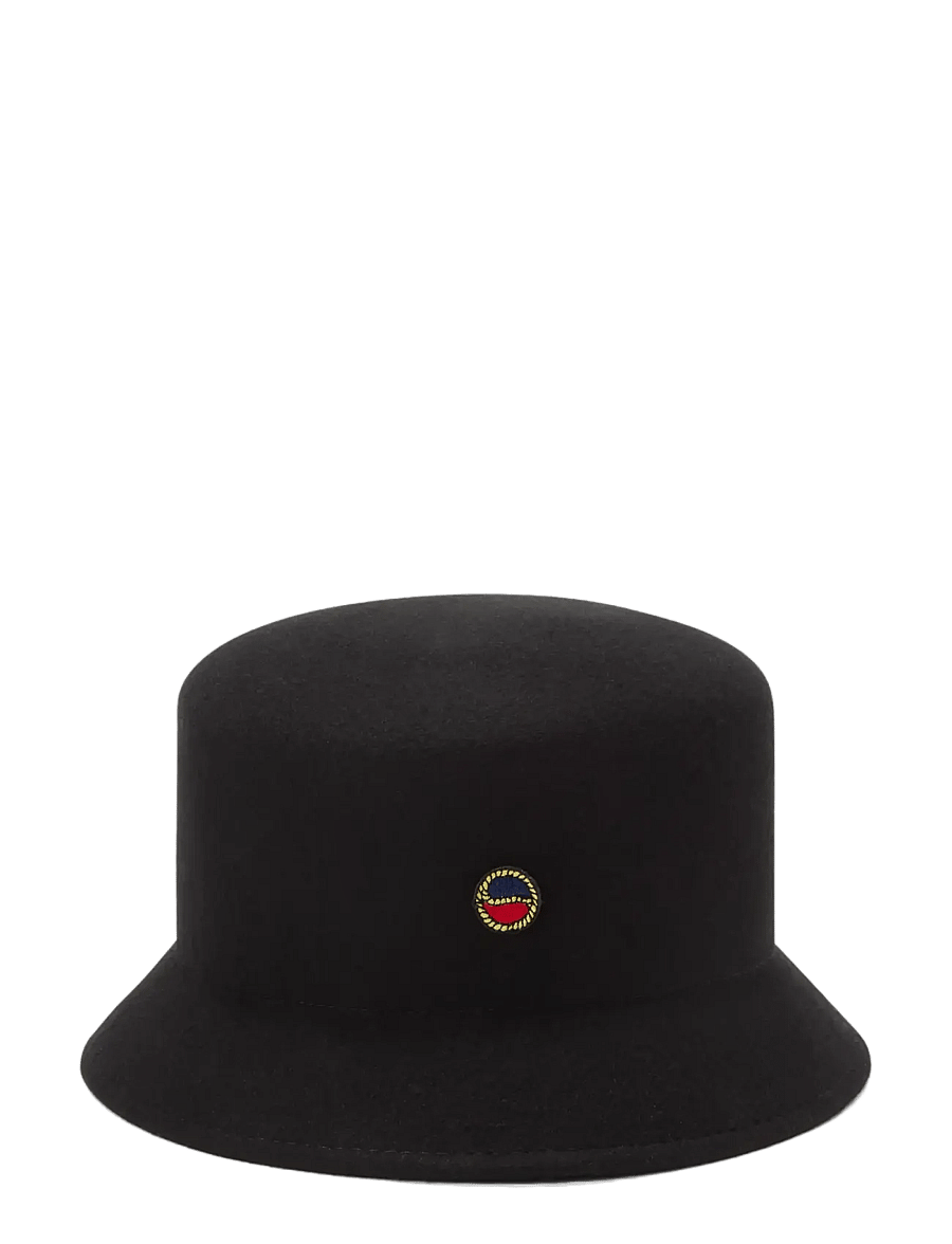 BUSNEL - TINA felted bucket hat Black - black - 0