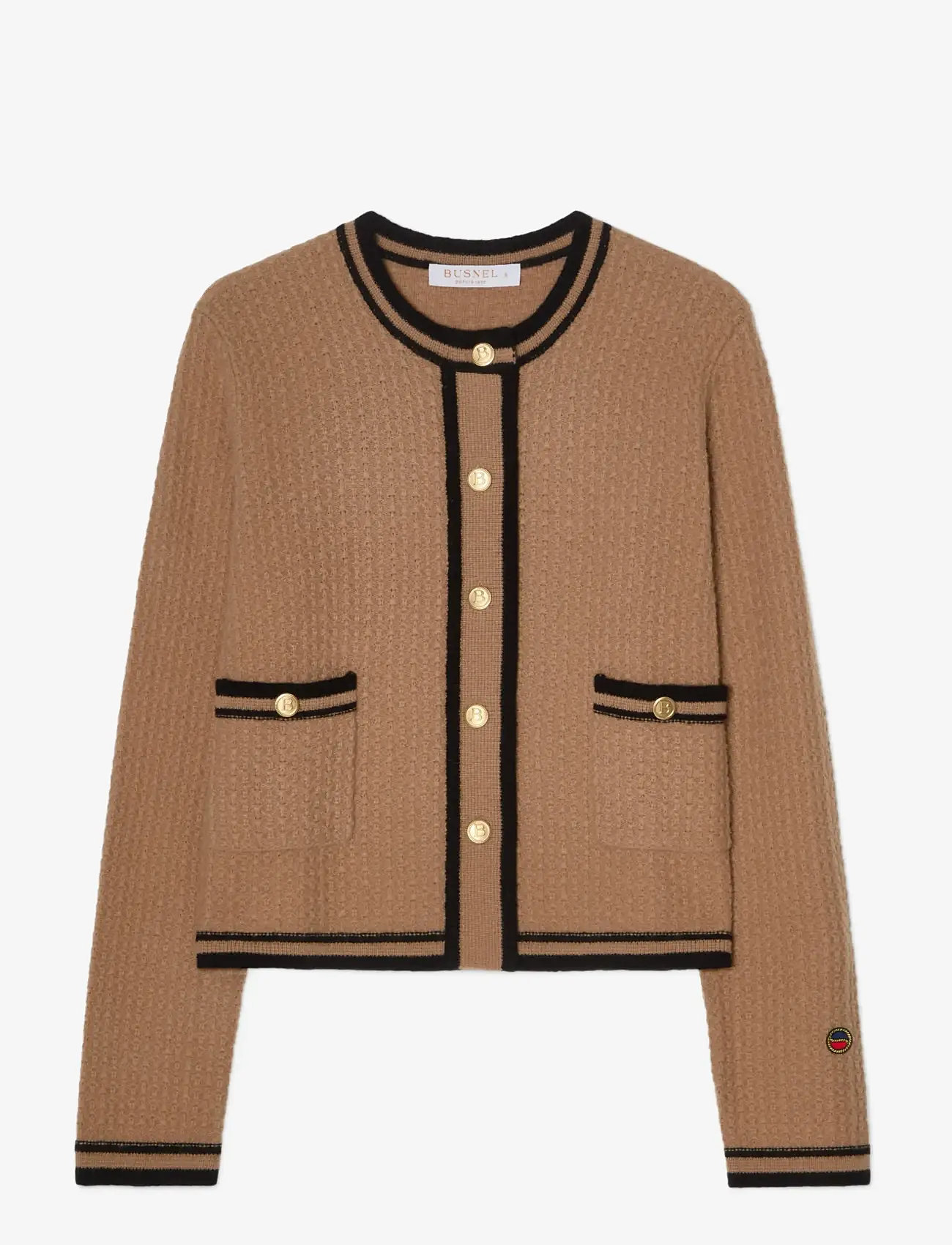 BUSNEL - GWENETH jacket - salty caramel/black - 0