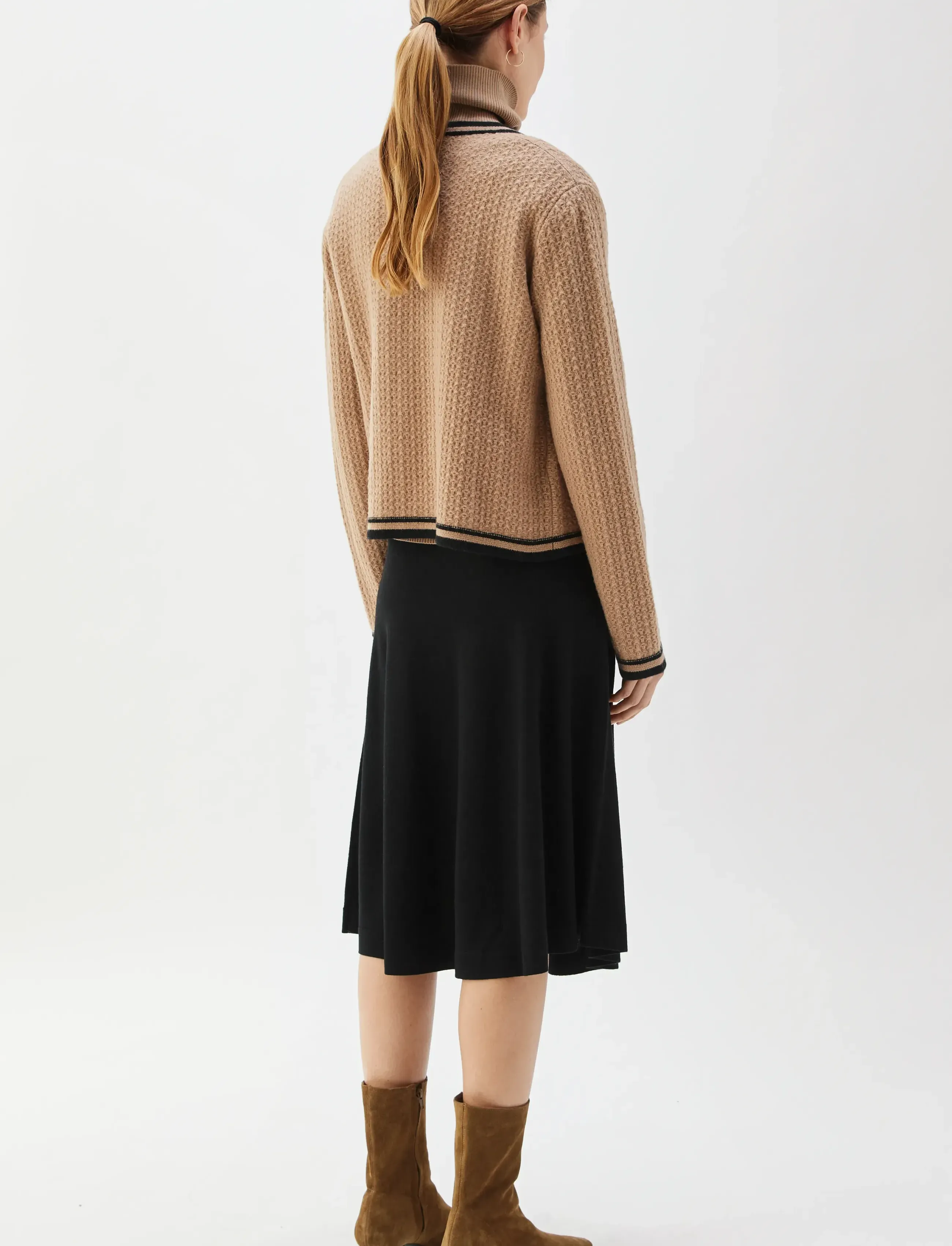 BUSNEL - GWENETH jacket - salty caramel/black - 3