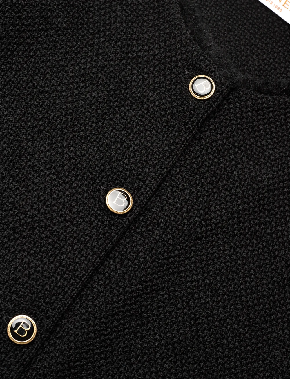 BUSNEL - Brandy tweed jacket - bouclés - black - 4