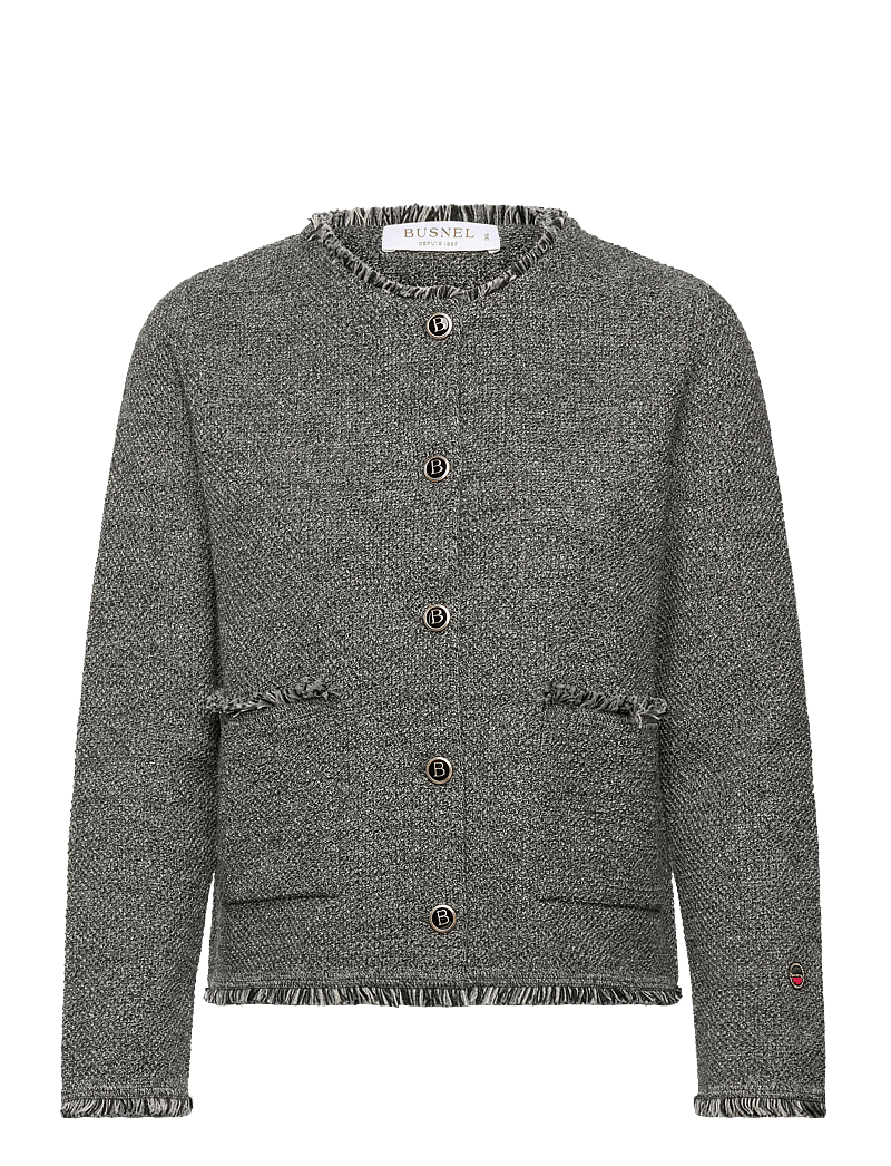 BUSNEL - Brandy tweed jacket - bouclé - salt & pepper - 1
