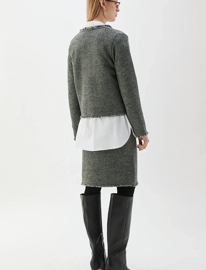 BUSNEL - Brandy tweed jacket - bouclé - salt & pepper - 3